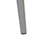 Tabourets de bar d'extérieur à structure en métal de hauteur d'assise 30,25 po avec dossier en forme de feston en rotin PE, ensemble de 2, gris mat-129430198
