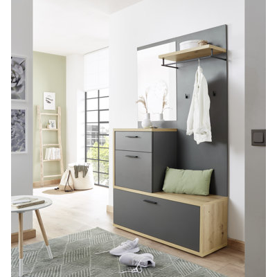 Maali Hall Tree With Shoe Storage