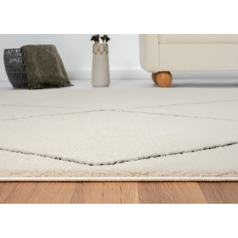 Oasis Tapis white Rug, Rectangle 200 x 290cm