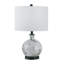 Lampe de table blanche / grise 23 po Cataleta