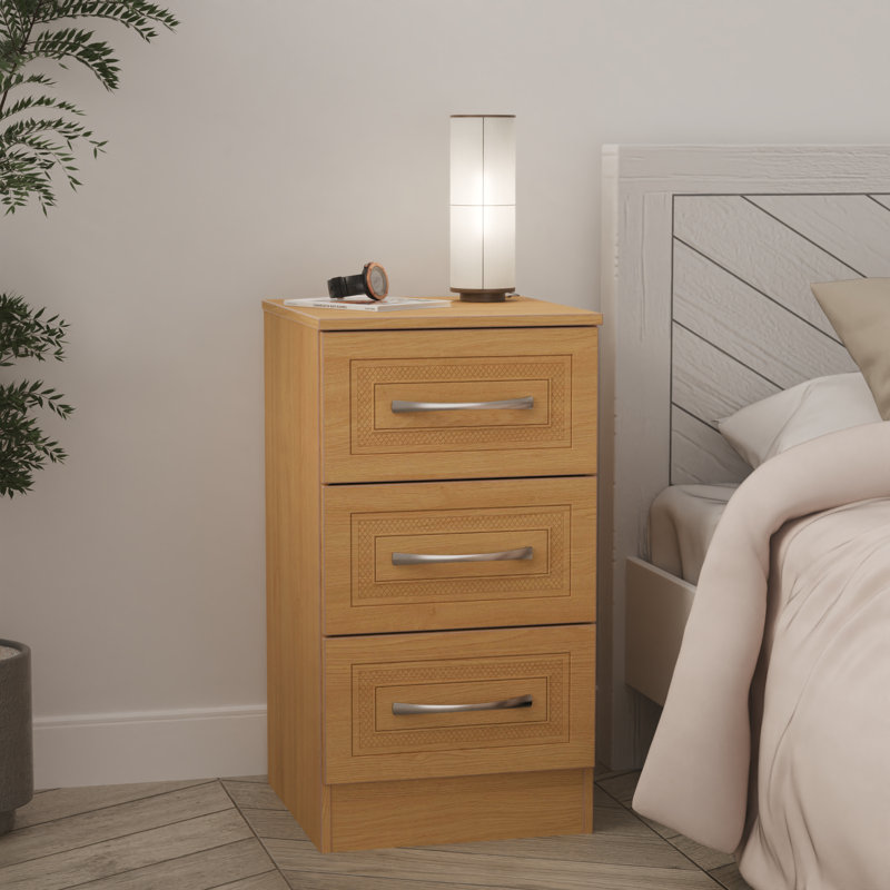 Dorset 37cm W Manufactured Wood Bedside Table
