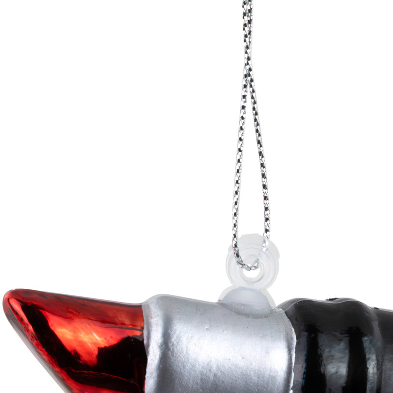 1'' Glass Hanging Figurine Ornament