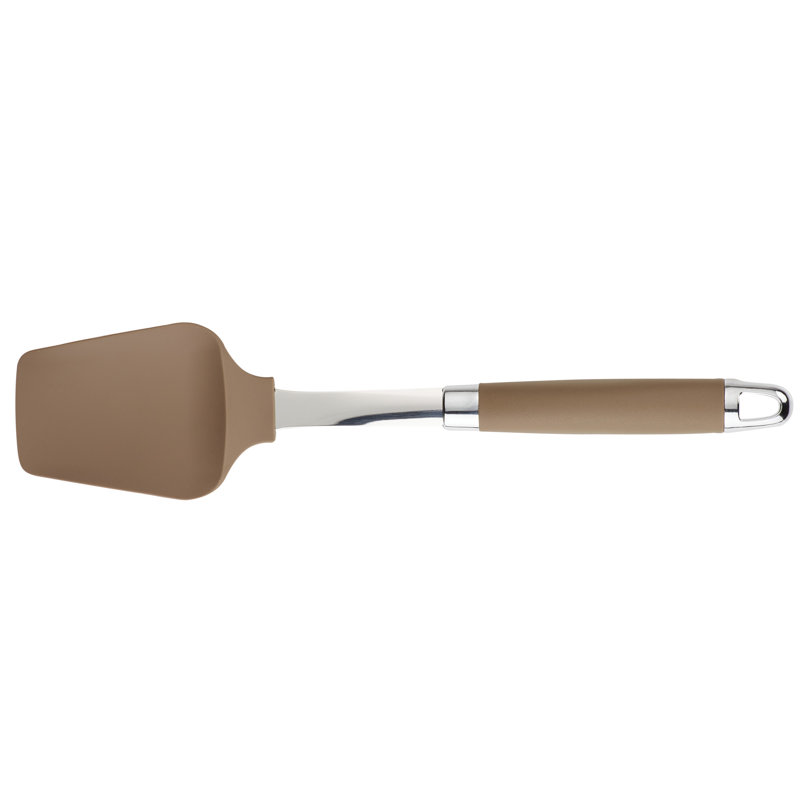 Anolon SureGrip Tools and Gadgets Nonstick Spatula Spoonula Utensil Set, 2-Piece, Bronze