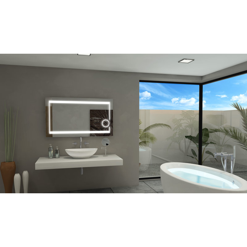 Aurora Flat Wall Mirror, 48