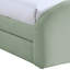 Lit gigogne en tissu Chiu Chenille-1024057057