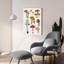 Art mural en verre épique «Forest Mushroom 2 C» par Farida Zaman, 24 po x 36 po-1304679354