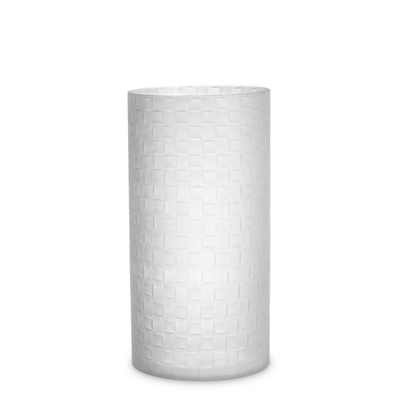 Vase Calista Frosted Glass, Overall Height- 17.72''