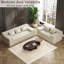 Petit canapé moderne avec causeuse, canapé hybride dans une boîte, aucun assemblage requis, canapé-lit avec 2 coussins, lin résistant aux égratignures, petit canapé pour petit espace, salon, chambre à coucher-1375845694-1375845693-1375845688