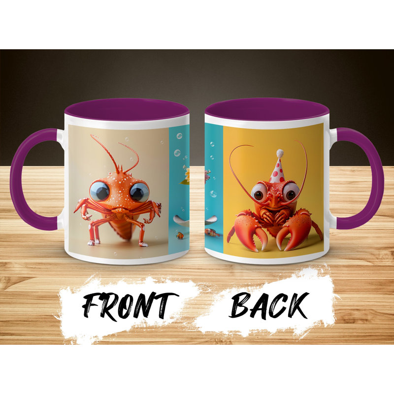Ceramic Coffee Mug, Purple