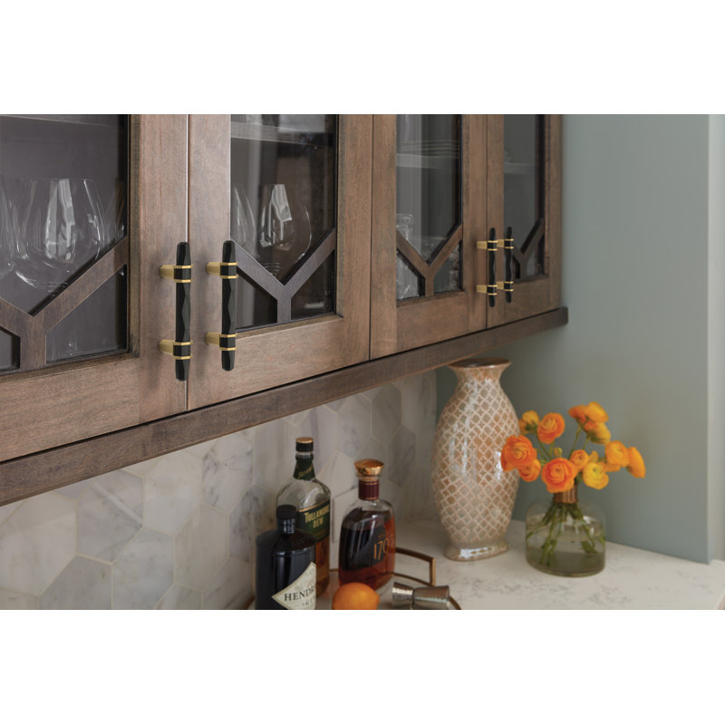 Amerock 3" Black Bronze and Champagne Bronze Bar Pull
