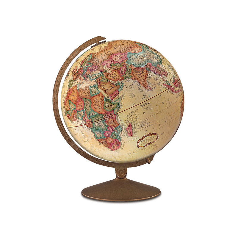 Globe terrestre traditionnel 12 po