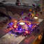 Couronne d'Halloween pour porte d'entrée avec lumières, décorations d'Halloween pour citrouille Jack-O'-Lantern de 18 po pour la maison