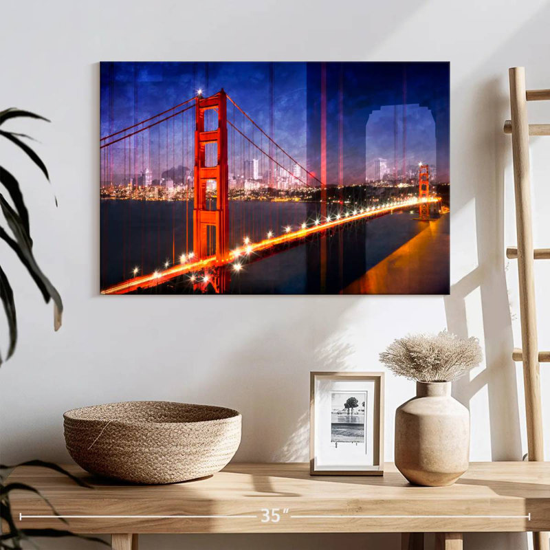 Lilie Golden Gate Bridge Composing, 16" H x 24" W