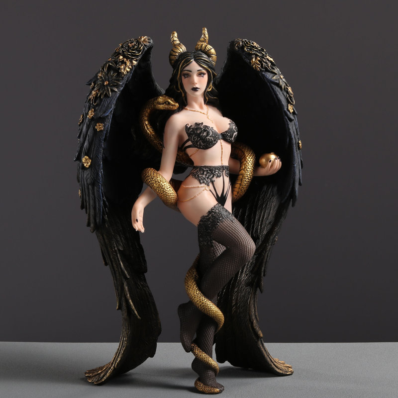 10.63 inches Height Polyresin  Lilith the First Temptress Multicolor Finish Figurine