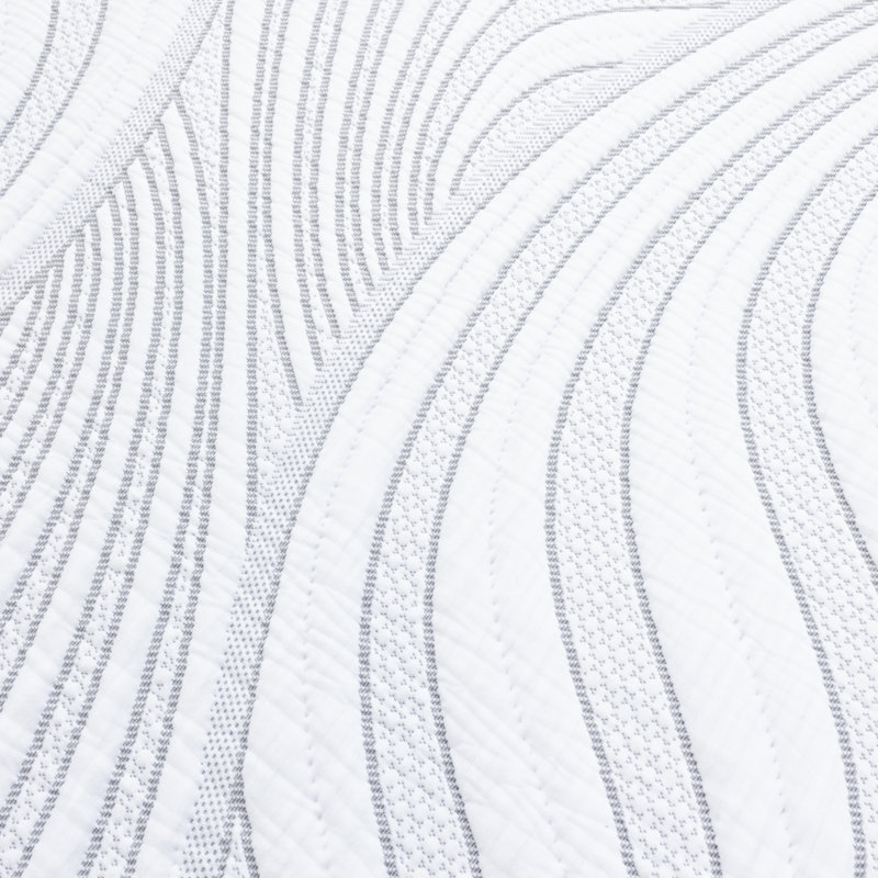 California King 8'' White Memory Foam Mattress