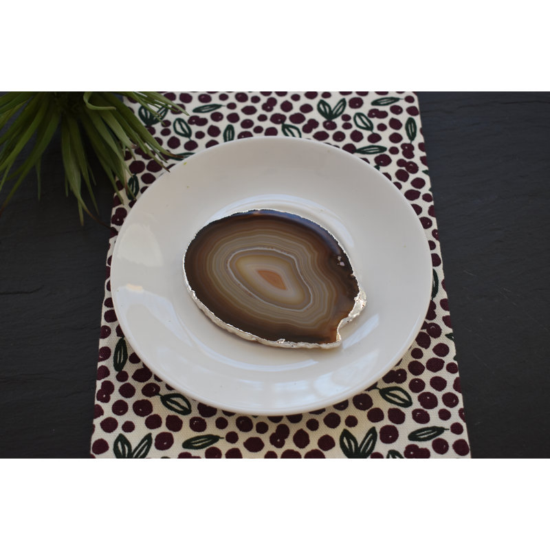 Sous-verre en agate, Naturel