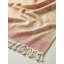 Orange Scallop Stripe Turkish Cotton Towel-1930387856