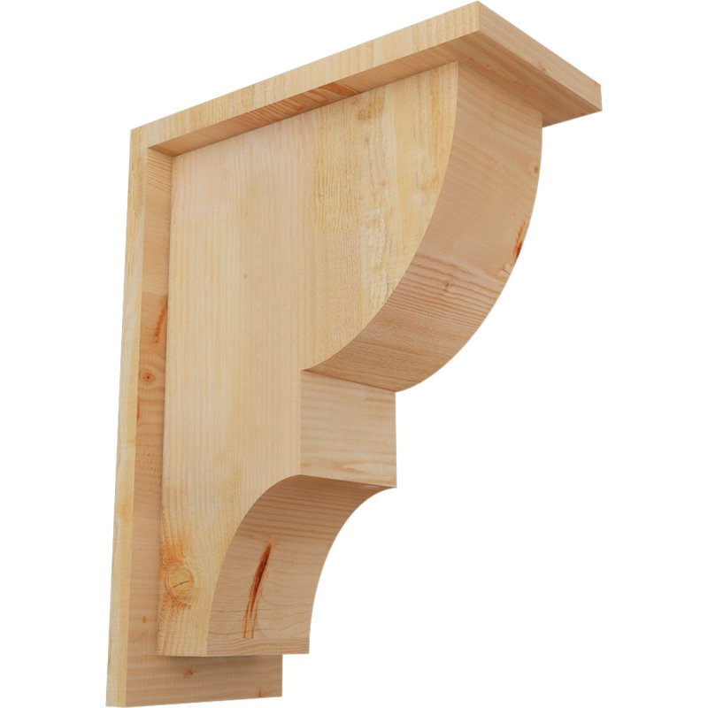Corbeau Ridgewood avec contre-plaque, H 16 po x l 6 po x P 12 po, Sapin de Douglas, Sciage brut