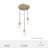 Van Nuys 3 Light Round Cluster Pendant-63573985