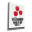 «Bowl of Apples» par Linda Woods, art mural sur toile-24810597