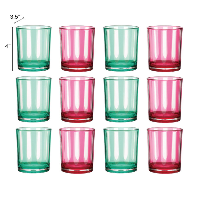 Acrylic Drinking Glasses With Striped Motifs