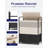 Laundry Hamper with Lid - Spacious Double-Section Laundry Basket with Lid & Removable Inner Bags, Portable Clothes Hamper for Bedroom, Bathroom, Dorm, 120L, Gray-1331794892