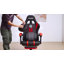 HOFFREE Fauteuil de jeu à DEL avec haut-parleurs et fauteuil de jeu vidéo massant pour 400 lb-173144534