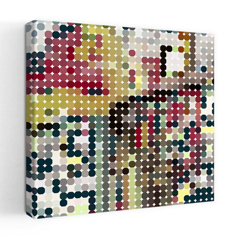 Art contemporain contemporain, H 18 po x l 18 po