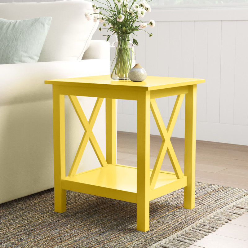Table de bout Stimpson, Jaune