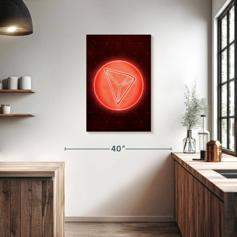 Kerner Cryptocurrency Tron Logo, 36" H x 24" W