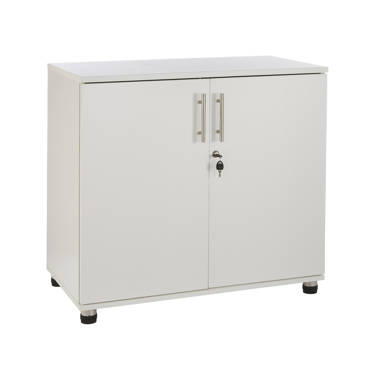 Tyecha 4 - Shelf Storage Cabinet Gracie Oaks Finish: White