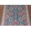 Tapis oriental bleu à motif géométrique Kazak 7