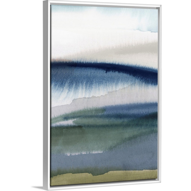 "Événement III" par Isabelle Z - reproduction d'art, Toile blanche encadrée, H 38 po x l 26 po x P 1,75 po
