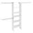 SuiteSymphony 60" W - 120" W Closet System Starter Kit-19050457