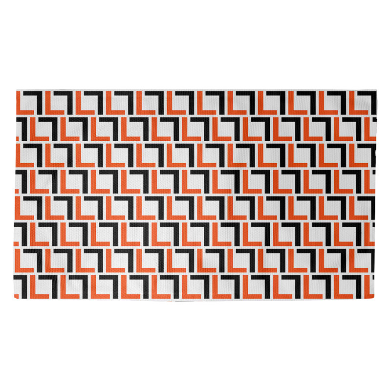 Geometric Indoor Rug, Rectangle 3' x 5'