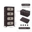 Armoire de rangement pliante avec roulettes-1198615606-1198615593