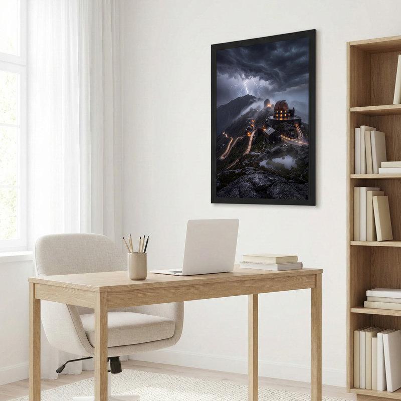 Art mural sur toile Stormy Mountain, 30"H x 20"W