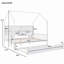 Lit en bois avec couchette-488400361