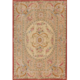 Savonnerie One-of-a-Kind 6' X 9' Hand Knotted Area Rug