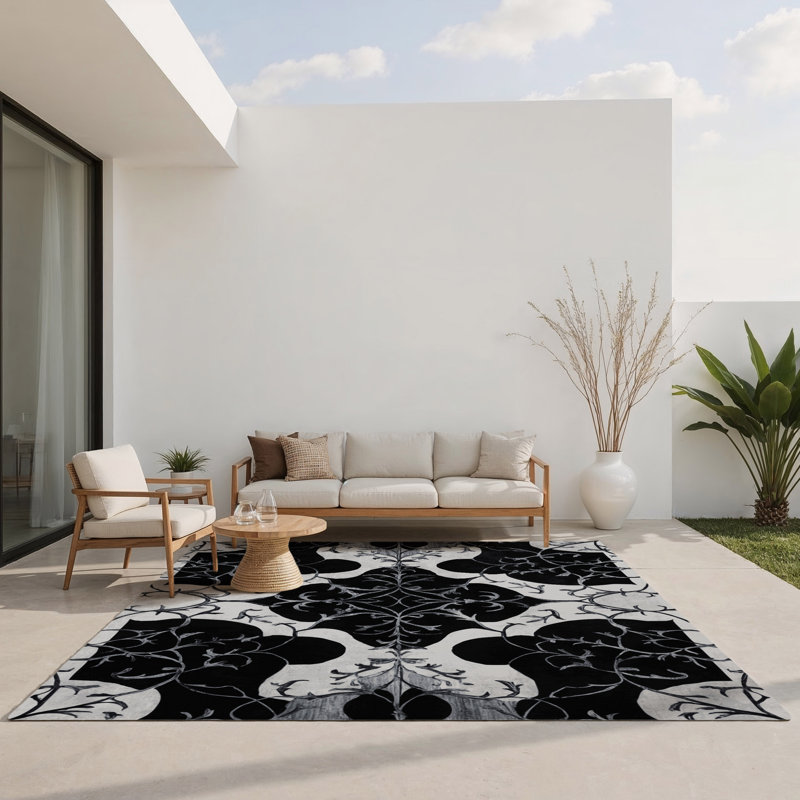Nightfall Enchant Indoor And Outdoor Area Rug, Rectangle 5' x 7'