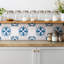 Chanae 30x30 cm Pvc Mosaic Sheet in Blue