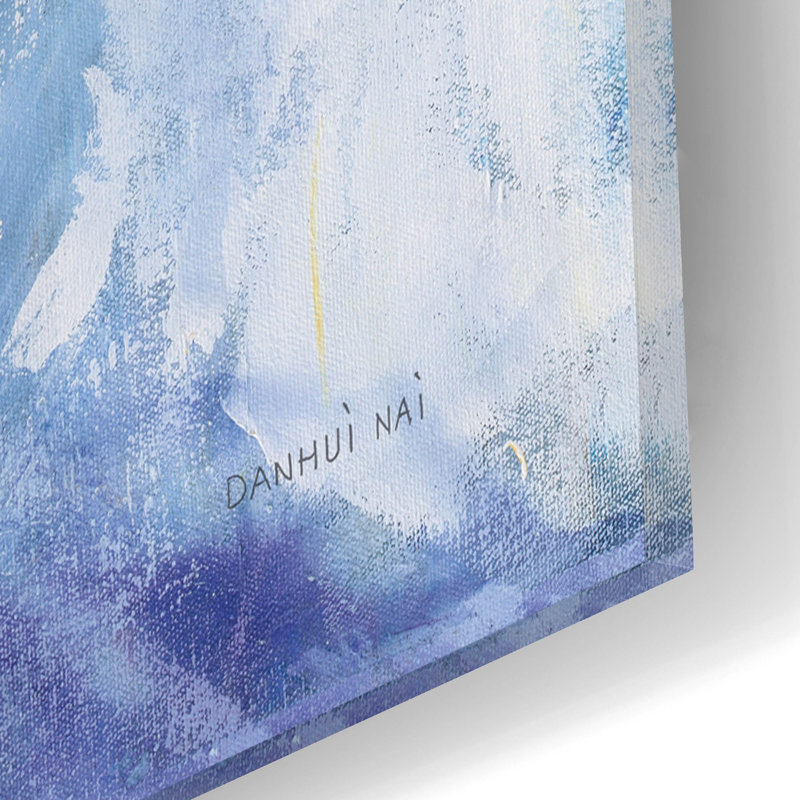 «Top Of The Wave» par Danhui Nai, art mural en verre acrylique, 16" H x 12" W x 0.13" D