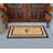 Danielian Rubber Coir Classic Border Monogrammed Doormat  24" x 48" Non-Slip Outdoor Door Mat-1237330189