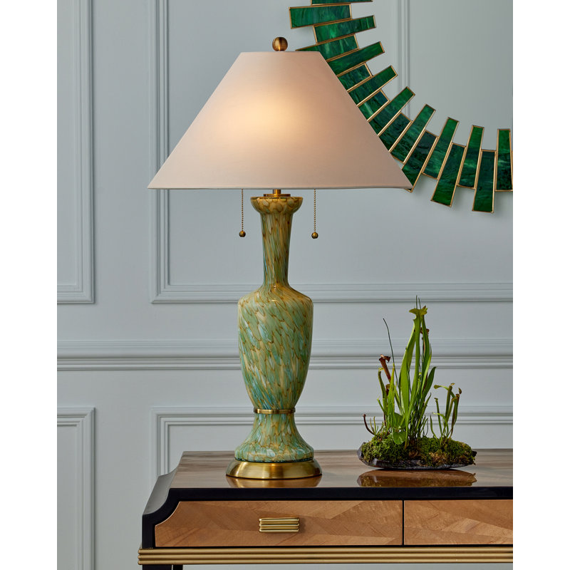 Classico Table Lamp, Light Beige, Antique Brass