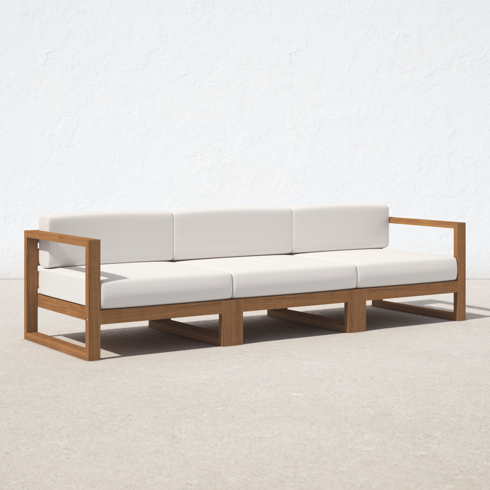 Upland 102" Teak Outdoor Sofa