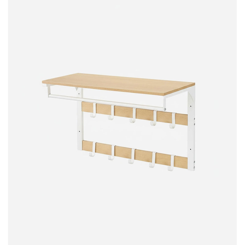 Metal Wall Mounted Required 10 - Hook Coat Rack