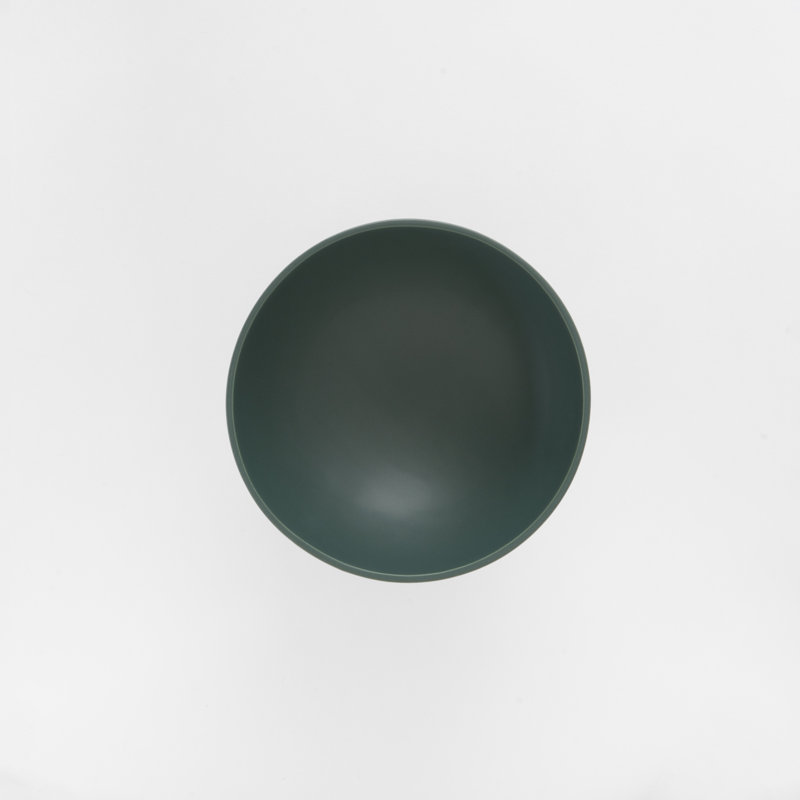 Strøm Handmade Decorative Bowl, 3.94" H x 5.91" W x 5.91" D, Green Gables