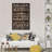 Rustic Bathroom Rules Canvas Print-92517998