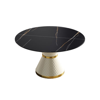 Contemporary 6 Dining Solution - Sintered Stone & Black Carbon Steel Option Merge For Durability