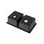 33'' L Double Bowl Granite Kitchen Sink-20307143